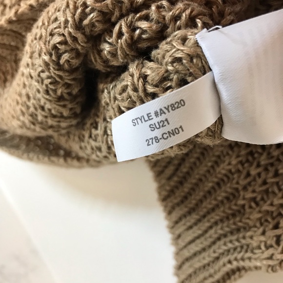 Relaxed-fit Linen Beach Sweater in Light Walnut - Picture 7 of 7